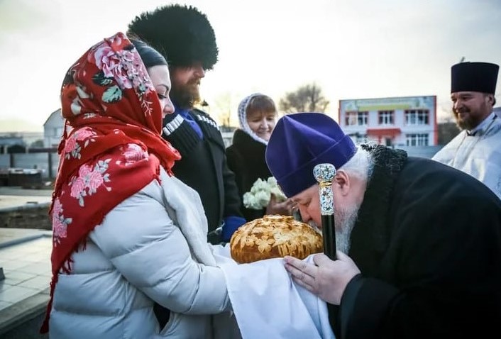 Митрополит Кирилл совершил великое освящение храма иконы Божией Матери «Знамение» с. Надежда