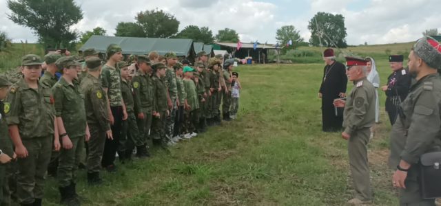 Казачата Невинномысска побывали в трехдневном полевом выходе