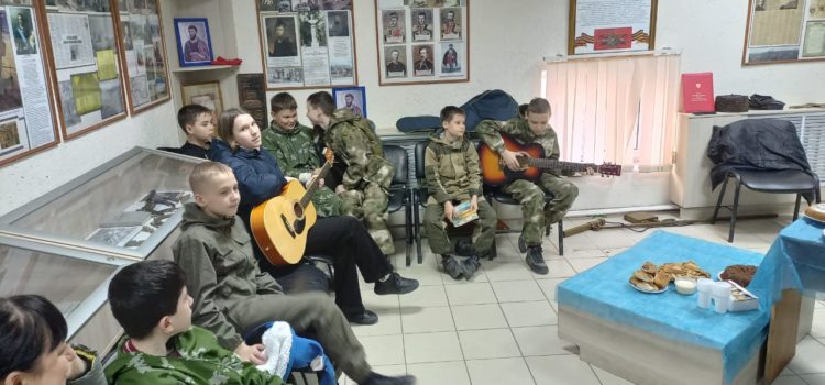 Казачата Михайловска приняли участие в познавательном чаепитии