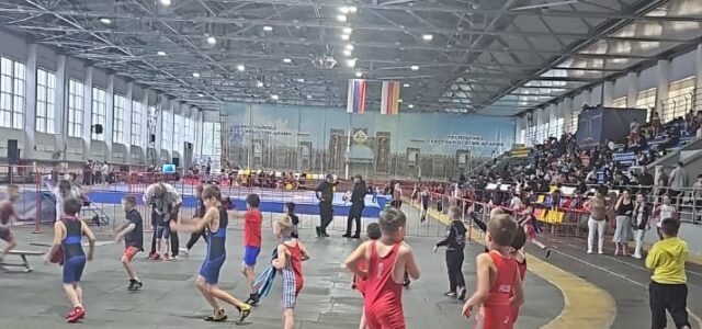 Ставропольские казачата приняли участие в межрегиональном турнире по греко-римской борьбе