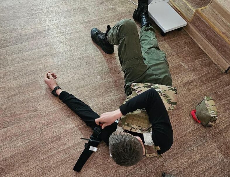 Казачата Архиерейского казачьего конвоя провели военно-тактический интенсив
