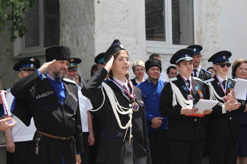 В Казачьей школе № 19 г. Пятигорска подвели итоги учебного года