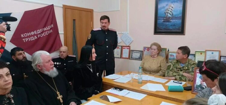 Казаки Невинномысска приняли участие в круглом столе, посвященном дню освобождения города от немецко-фашистских захватчиков