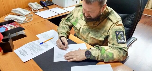 Врио атамана Терского казачьего войска подписал соглашение с Минобороны РФ
