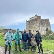 Молодые казаки совершили поход в Дигорское ущелье