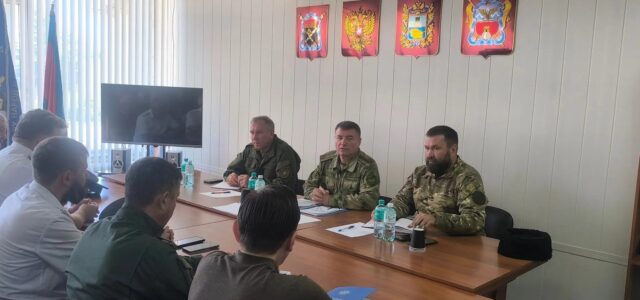 Рабочая встреча с заместителем атамана Всероссийского казачьего общества