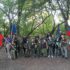 Казачата станица Рождественской побывали в суточном походе в честь российского флага