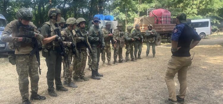 В станице Советской (Государственной) прошли военно-полевые сборы казачат