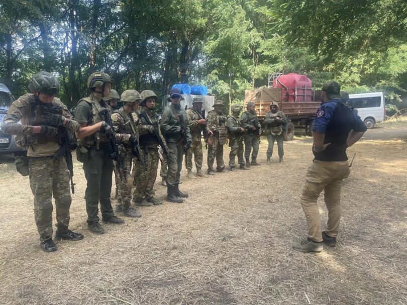 В станице Советской (Государственной) прошли военно-полевые сборы казачат