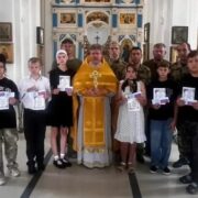 В СЕЛЕ ЛЕВОКУМСКОМ ПРОШЛО ТОРЖЕСТВЕННОЕ ПОСВЯЩЕНИЕ В КАЗАЧАТА
