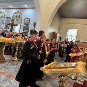 Торжественное обещание принесли казачата Невинномысска в храме Божием