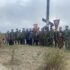 В окрестностях Невинномысска казаки совершили ежегодное восхождение на Невинскую гору к Поклонному кресту