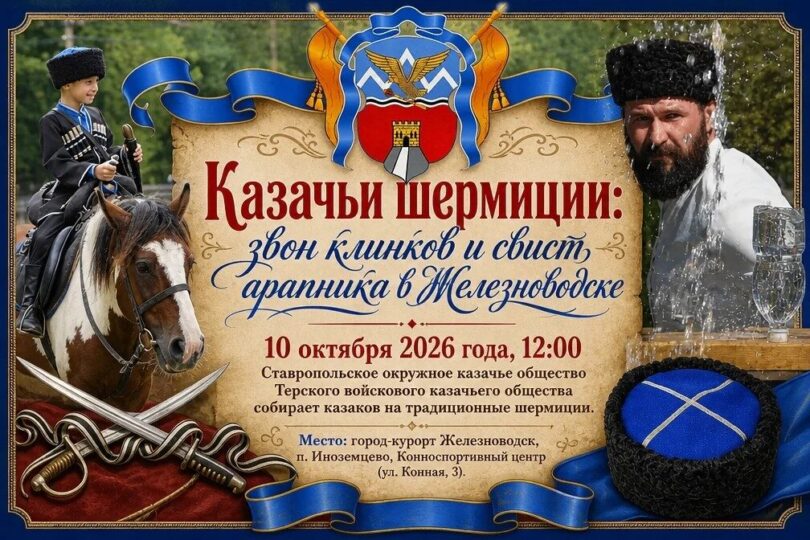 АНОНС: в Железноводске пройдут казачьи шермиции